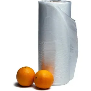 12" x 17" Clear Produce Bags on Roll (HDPE)