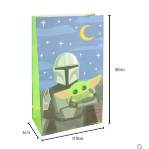 8pk Stars Wars The Child Paper Party Bags