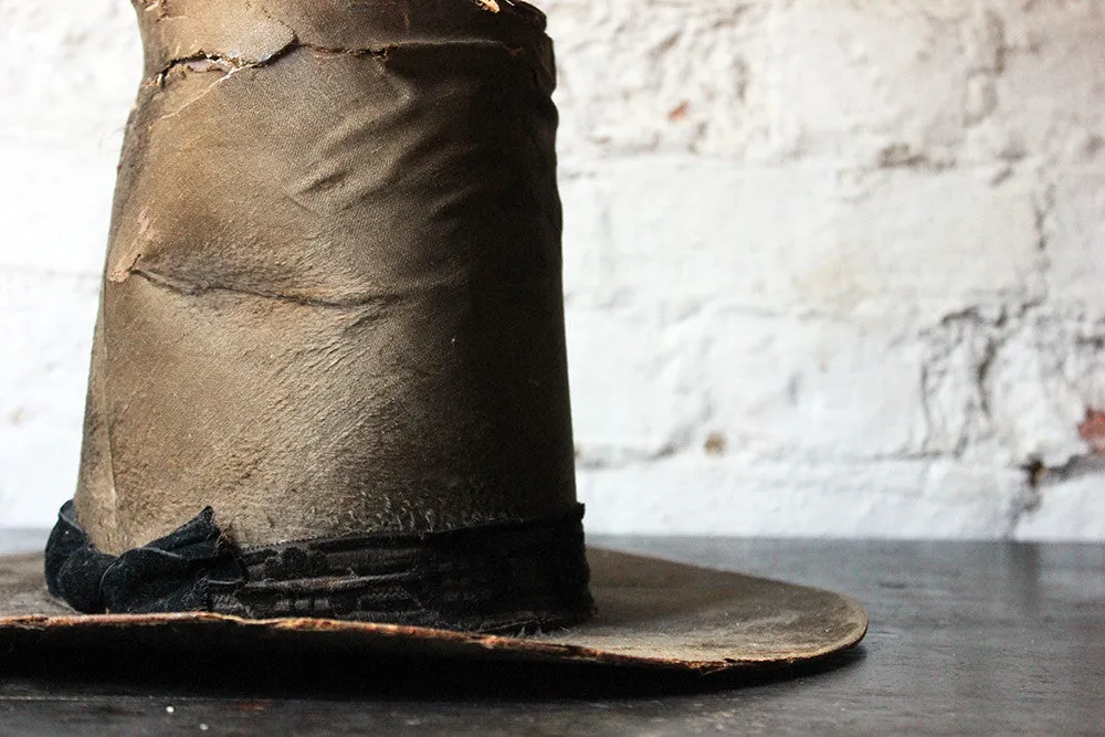 A Glorious Mid-19thC Ladies Silk Welsh Hat ‘Het Gymreig’ by 'Carver & Co late Dale & Co’ c.1850