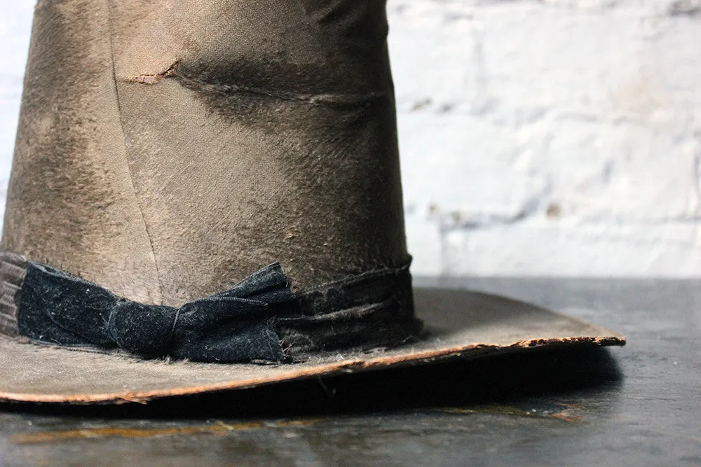 A Glorious Mid-19thC Ladies Silk Welsh Hat ‘Het Gymreig’ by 'Carver & Co late Dale & Co’ c.1850