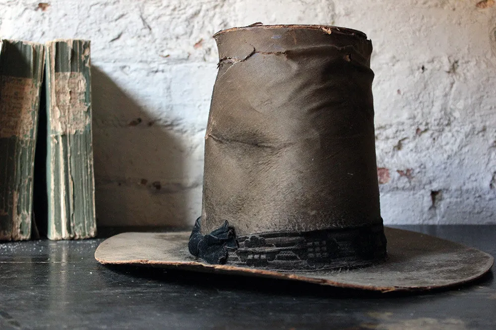 A Glorious Mid-19thC Ladies Silk Welsh Hat ‘Het Gymreig’ by 'Carver & Co late Dale & Co’ c.1850