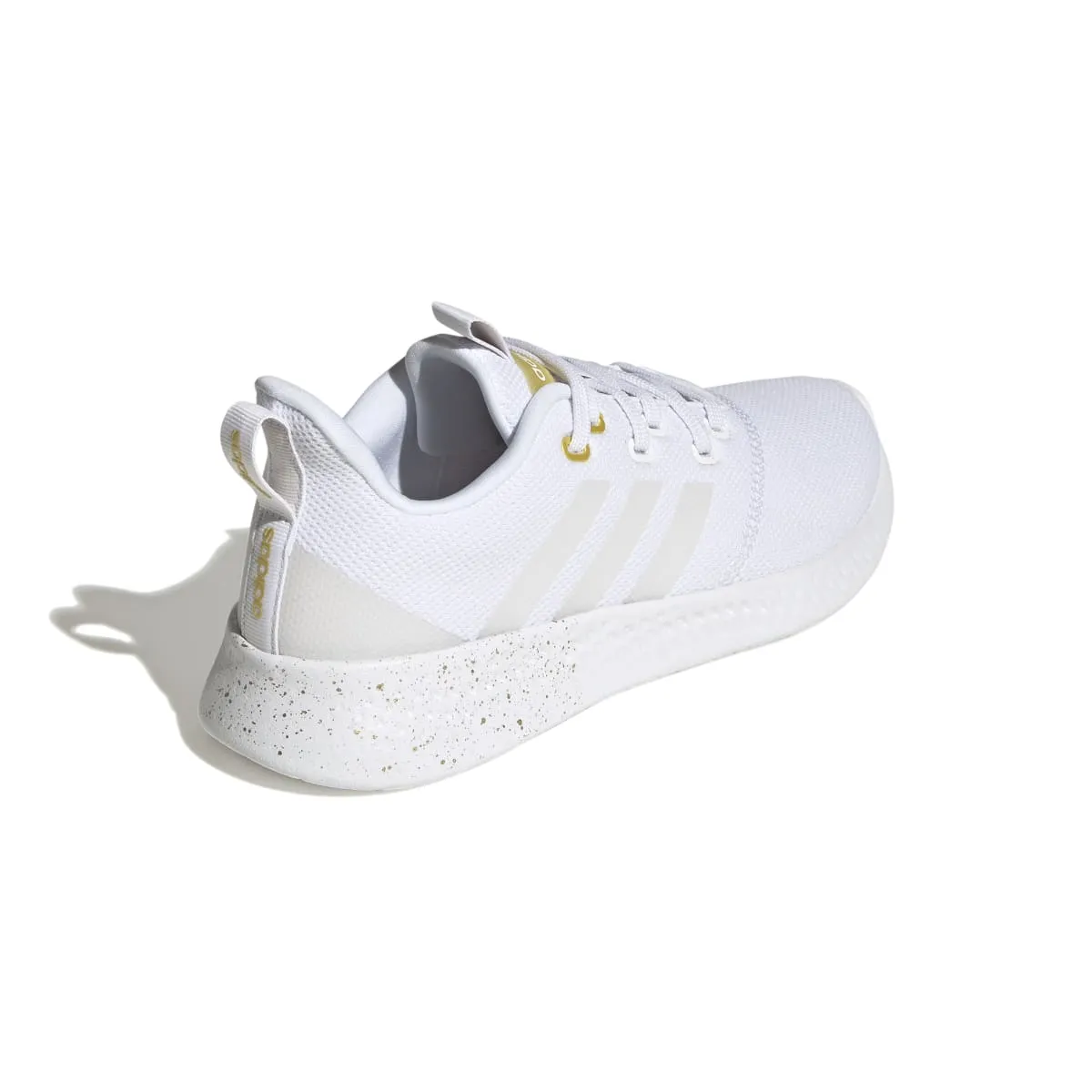 ADIDAS GV8926 PUREMOTION WMN'S (Medium) White/White/Yellow Textile Running Shoes