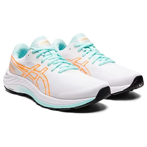 ASICS Women's Gel-Excite 9 Running Shoes, 8.5, White/Orange POP