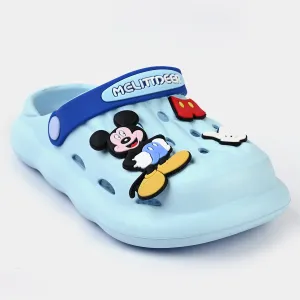 BOYS CLOGS NON-SLIP SLIPPER-LIGHT BLUE