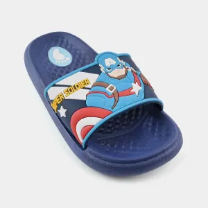 Boys Slippers 205-11-NAVY