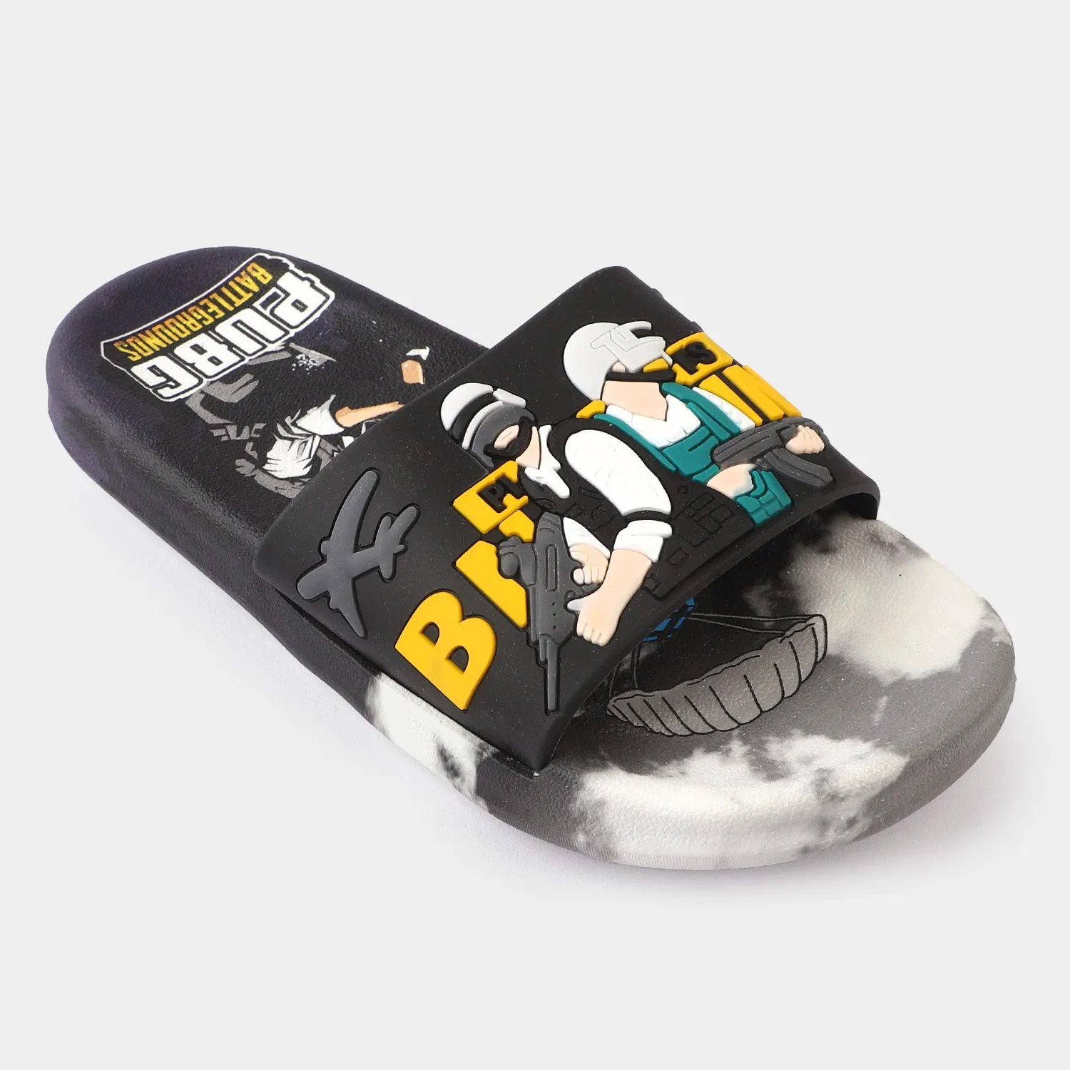 Boys Slippers GLB-01-BLACK