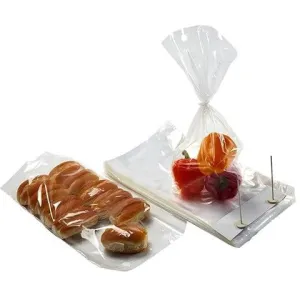 Clear Wicketed Bread Bags. 11 x 17 x 4 BG x 1 mil WIC