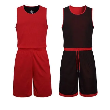 Custom Uniforms Men Ladies Kids Reversible shirts shorts suit Sports clothes Double-side Sportswear basketball jerseys Set