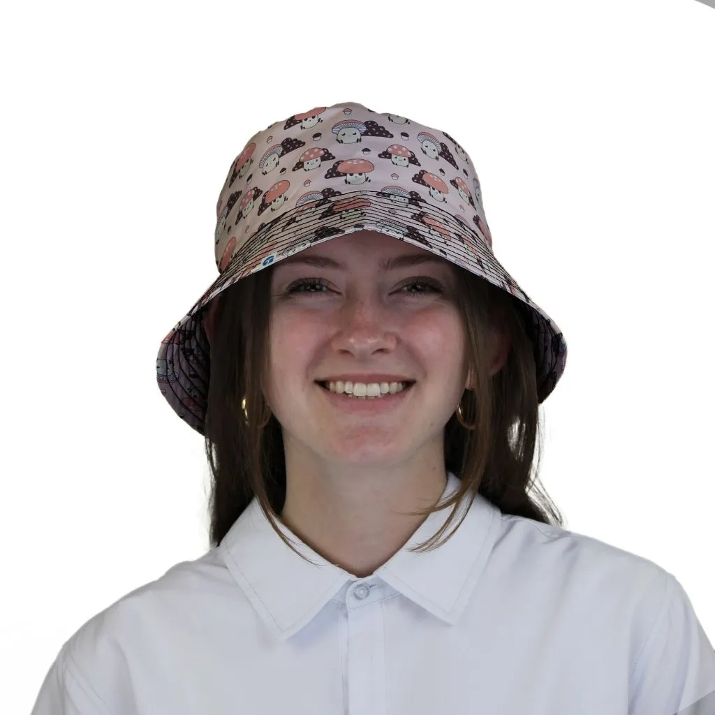 Cute Mushroom Fungi and Slime Bucket Hat