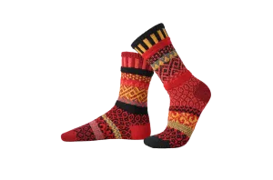 Fire Recycled Cotton Crew Socks