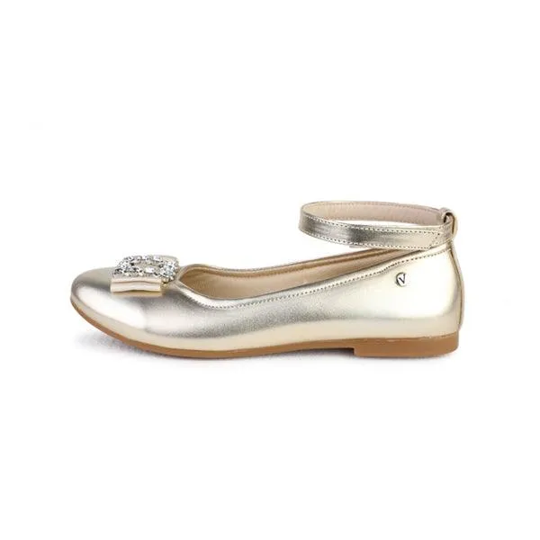 GIRLS GOLD FORMAL SHOE