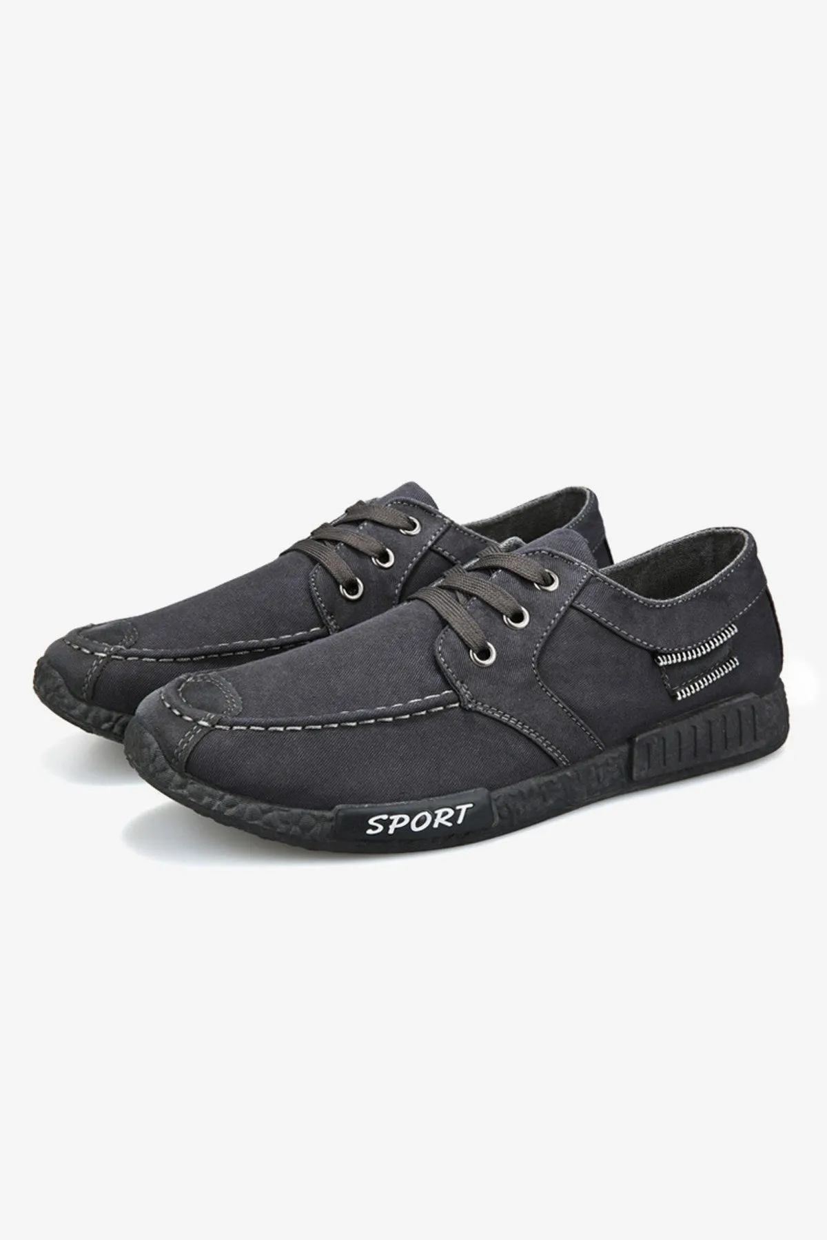 Grey Sporty Casual Shoes - S22 - WFW0011