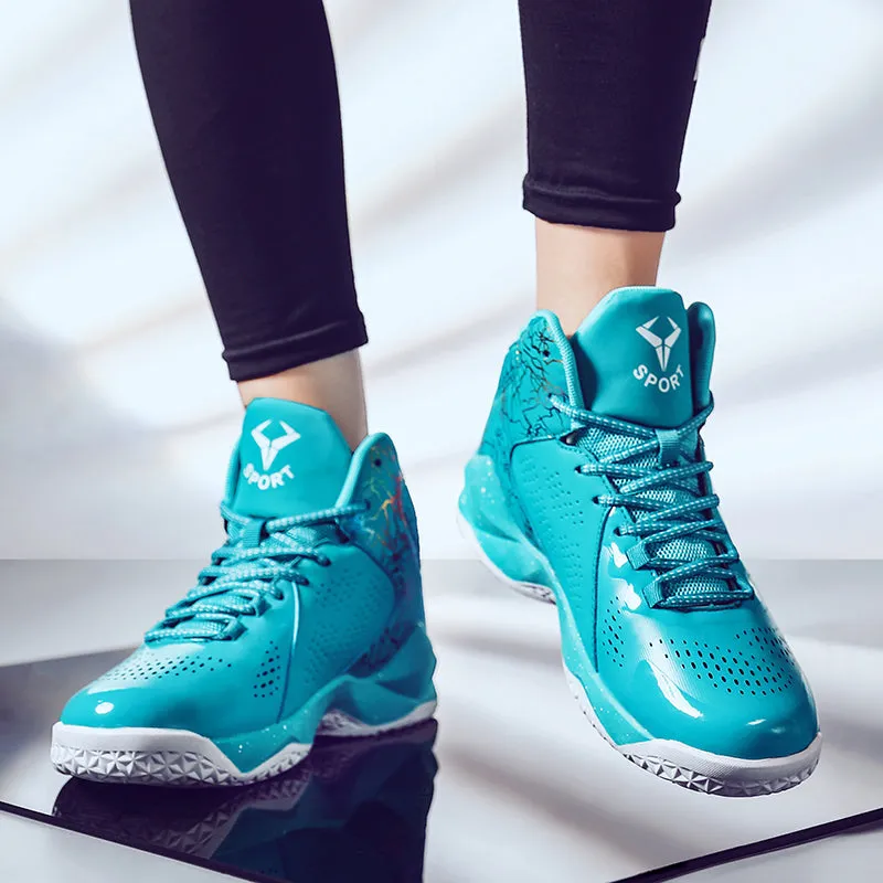 High-Top Sports Basketball Shoes Men Women Kids Fashion Street Basketball Shoes Outdoor Breathable Sneakers