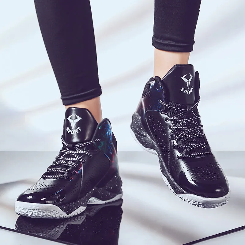 High-Top Sports Basketball Shoes Men Women Kids Fashion Street Basketball Shoes Outdoor Breathable Sneakers