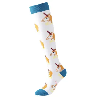 Knee High Unicorn Socks