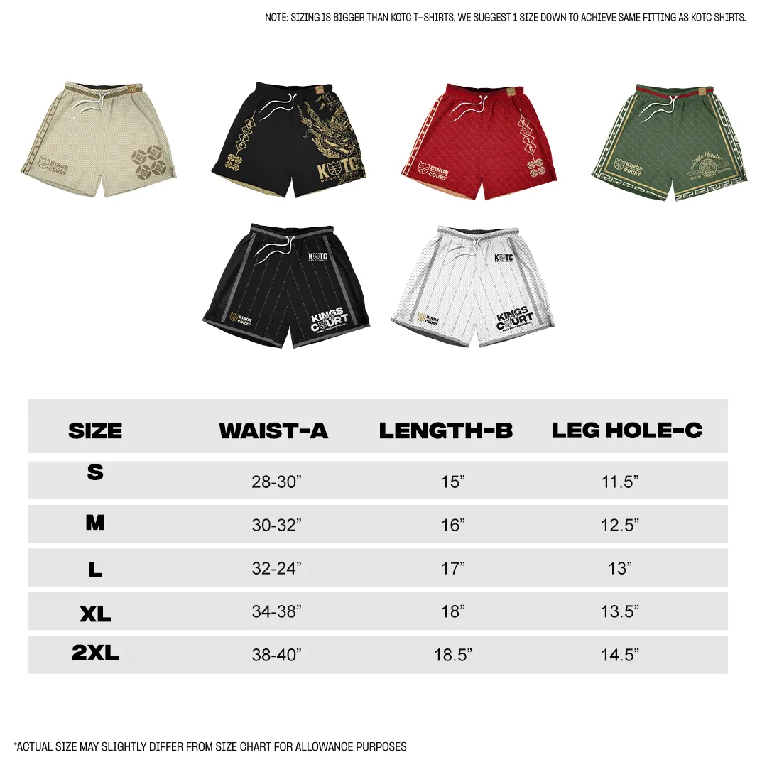 KOTC Staple Shorts - White