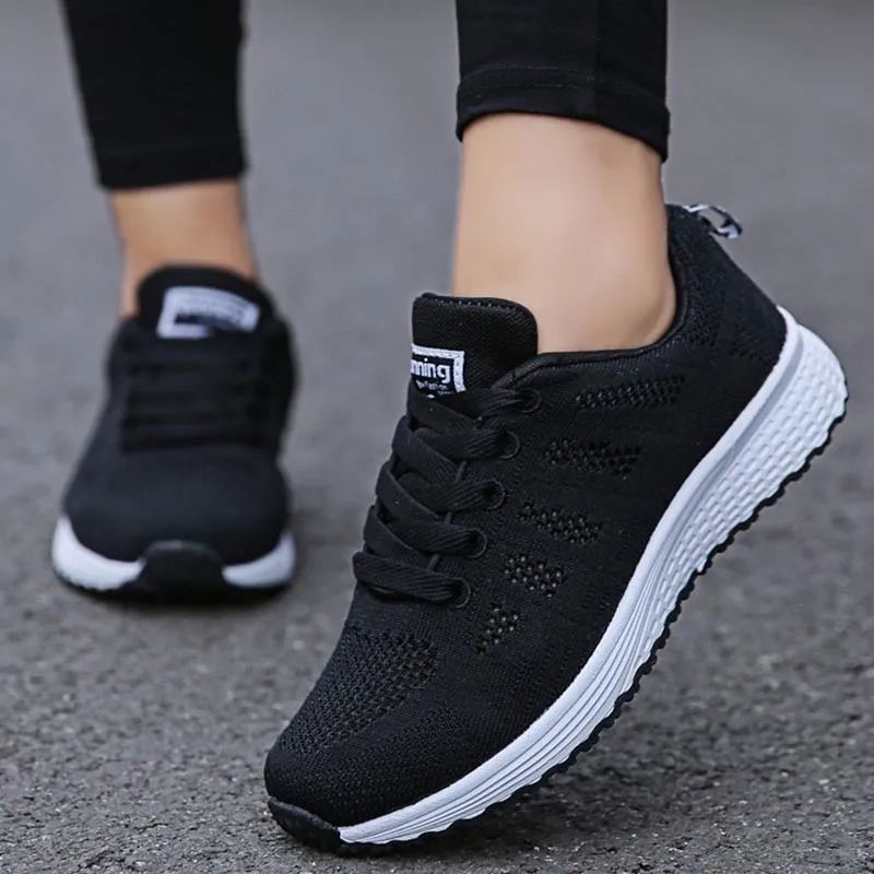 Lace up Women's Sneakers Fashion Shoes Platform Vulcanized Shoes Sneakers Shoes Breathable Shoe