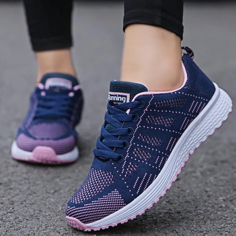 Lace up Women's Sneakers Fashion Shoes Platform Vulcanized Shoes Sneakers Shoes Breathable Shoe