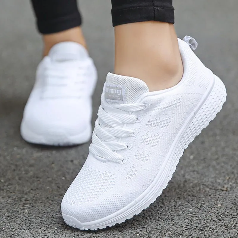 Lace up Women's Sneakers Fashion Shoes Platform Vulcanized Shoes Sneakers Shoes Breathable Shoe