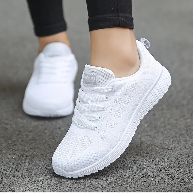 Lace up Women's Sneakers Fashion Shoes Platform Vulcanized Shoes Sneakers Shoes Breathable Shoe