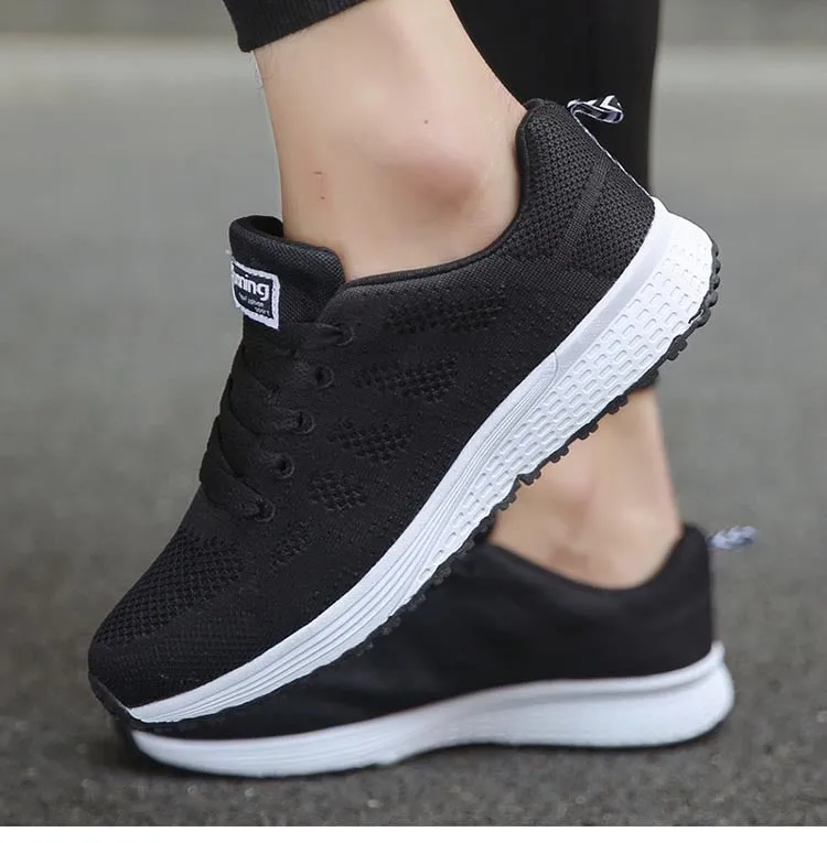 Lace up Women's Sneakers Fashion Shoes Platform Vulcanized Shoes Sneakers Shoes Breathable Shoe