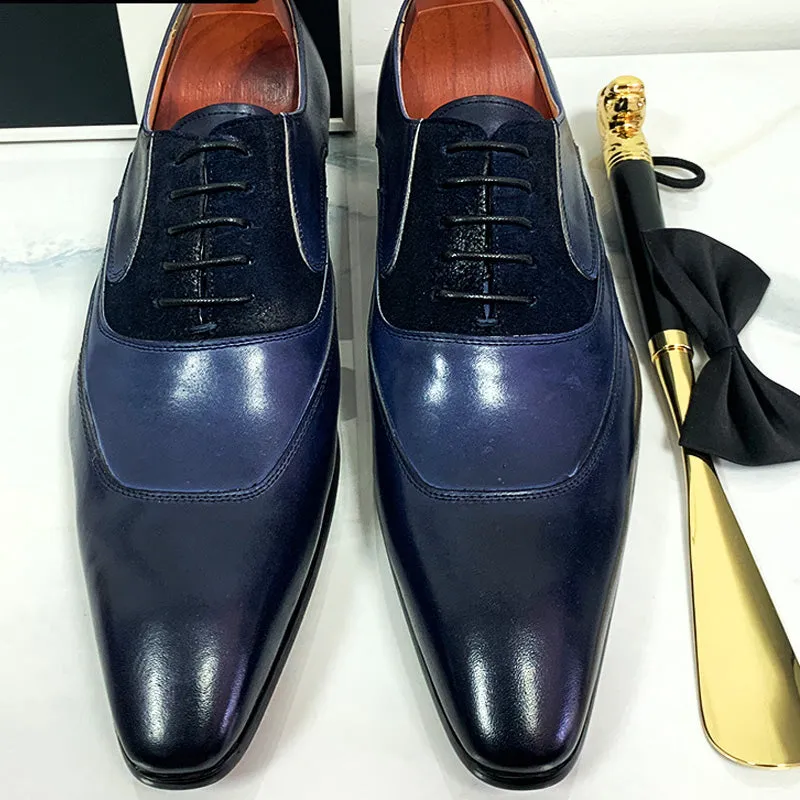 Luxury Pointed Toe Oxford Dress Shoes