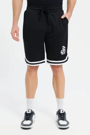 Men Black Basketball Shorts