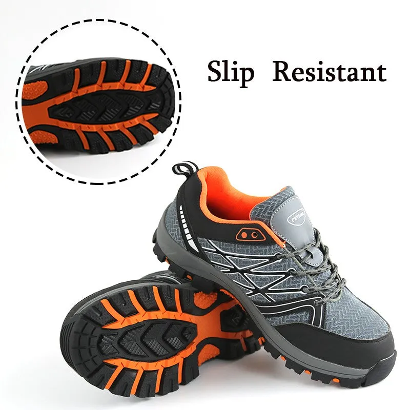 Men's Steel Toe Work Safety Shoes Casual Breathable Outdoor