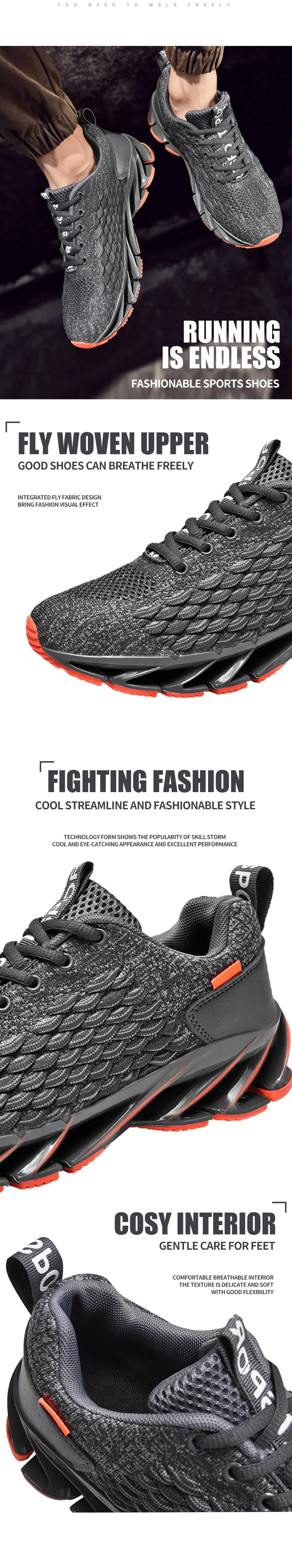 Men's Women's Shoes Breathable Mesh Running Shoes Outdoor Fitness Training Sports Shoes Non-slip Wear-resistant Sneakers