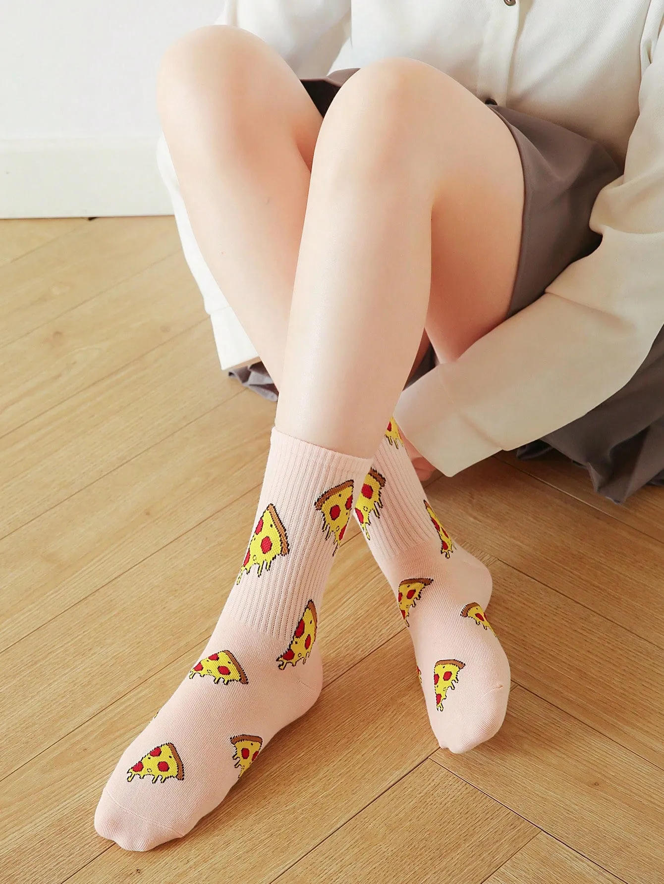 Pizza Crew Socks, Funny Socks for Women, Novelty Socks, Funky Socks, Gift for Her