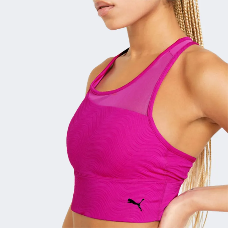 Puma Mid Impact Flawless Women Training Bra Pink