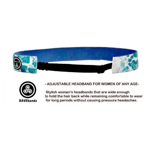 RAVEbandz Adjustable Headbands Soccer -  (Soccer Balls)