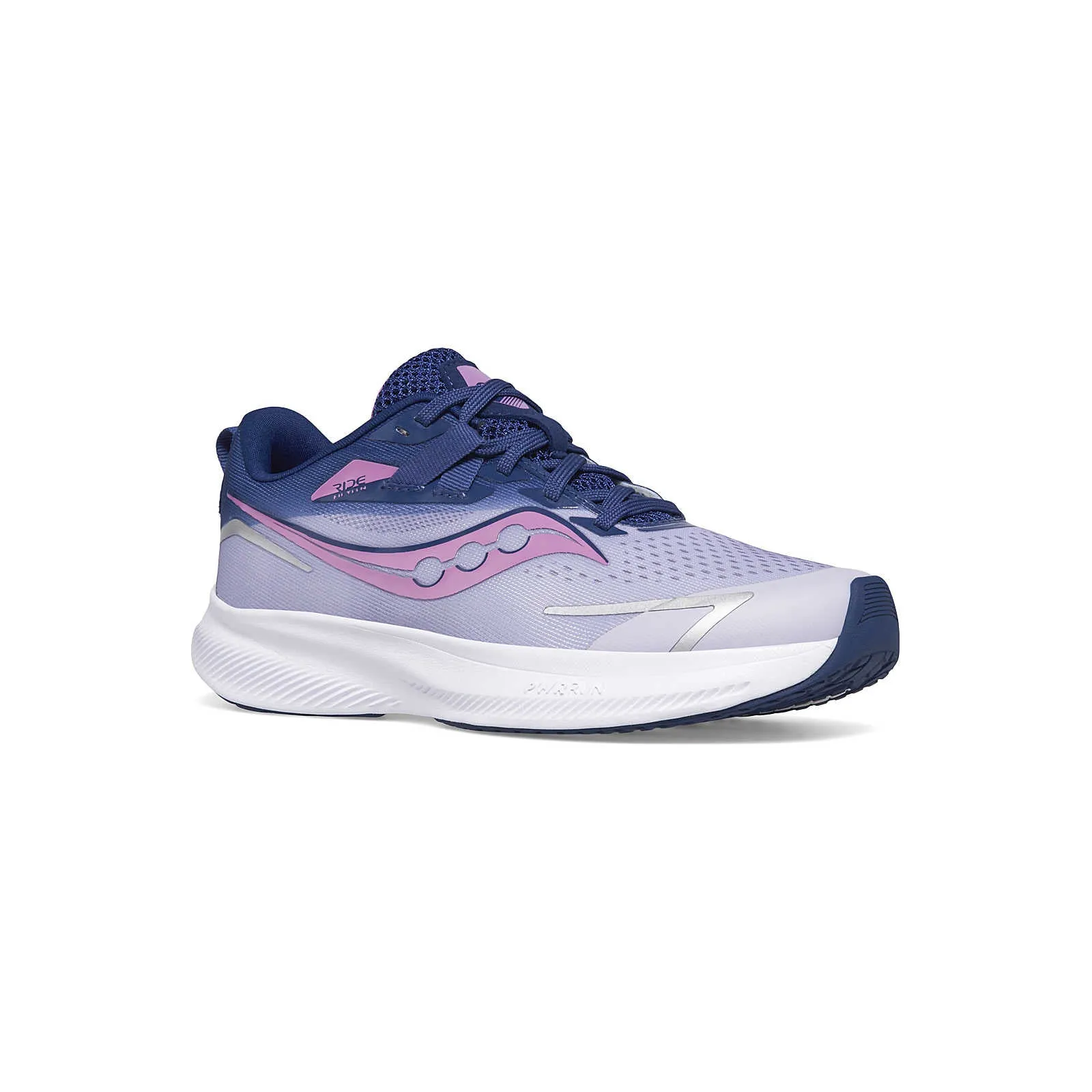 Ride 15 Kid's Lace Athletic Runner - Mauve, Indigo