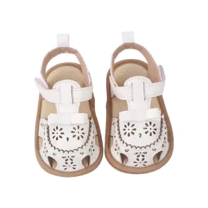 Sahara Pre-Walker Sandals - White