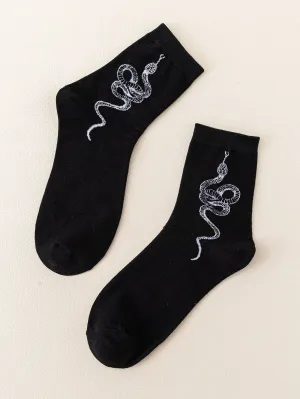 Snake Crew Socks Funny Socks for Men Novelty Socks Funky Socks Gift for Him