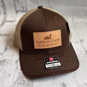 Southern Charm "Duck CLA" Hat - Brown with Leather Patch