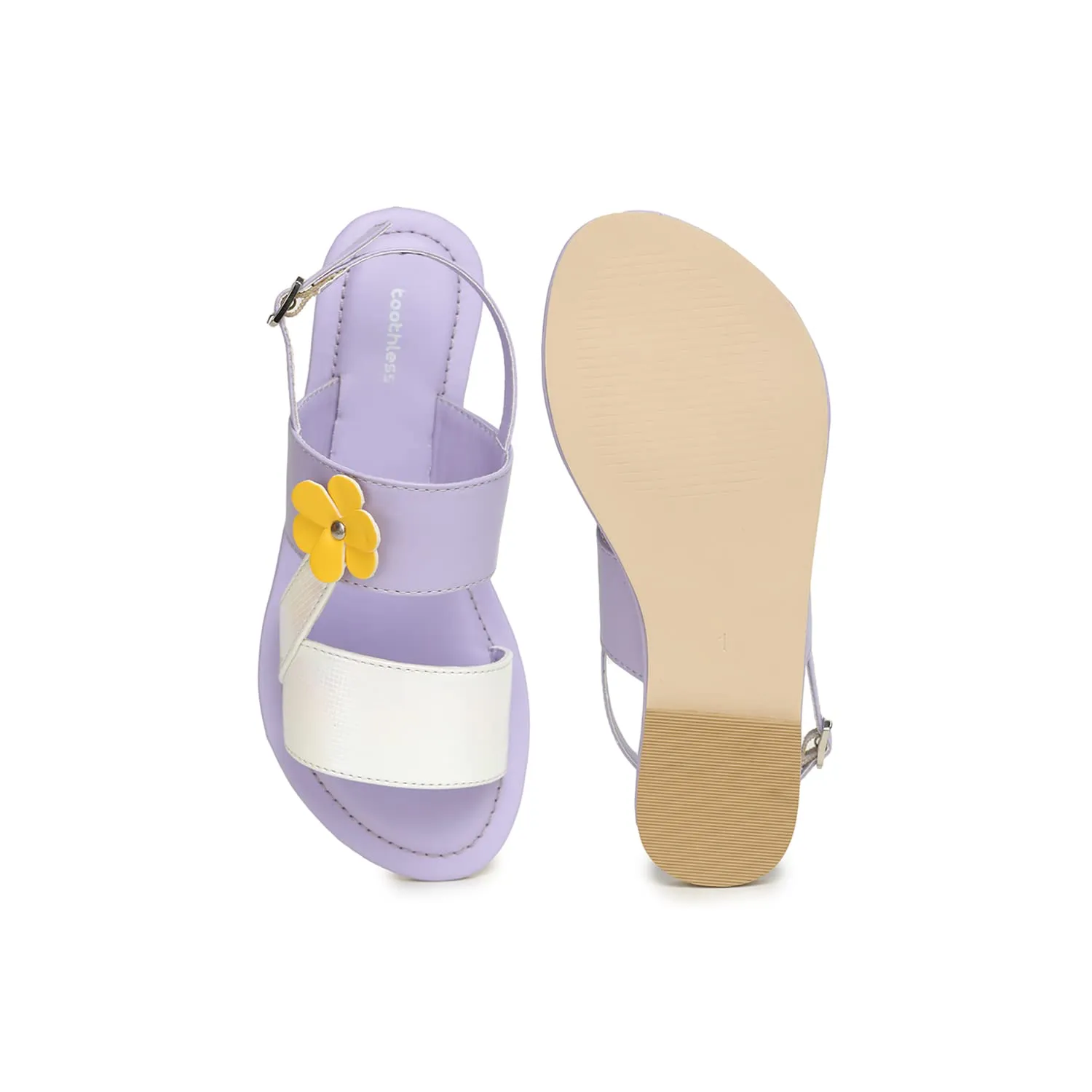 toothless Kids Girls Purple Fashion Sandals