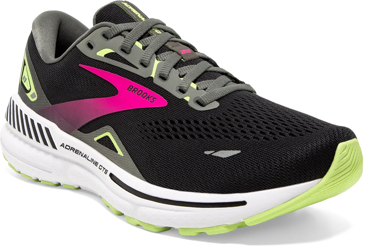 Women's Adrenaline GTS 23 (037 - Black/Gunmetal/Sharp Green)