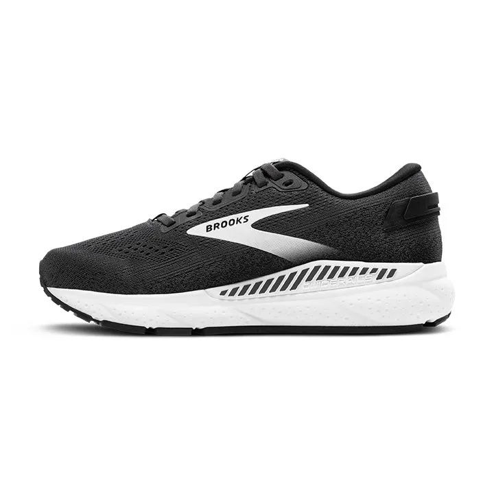 WOMEN'S BROOKS ARIEL GTS 24 WIDE 1204141D016 COLOR: EBONY/BLACK/WHITE